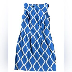 Alyx Blue and White Zigzag Dress